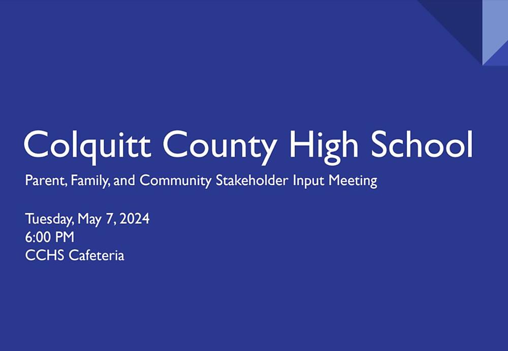 Did you miss our spring input meeting? Click here to get caught up ...
