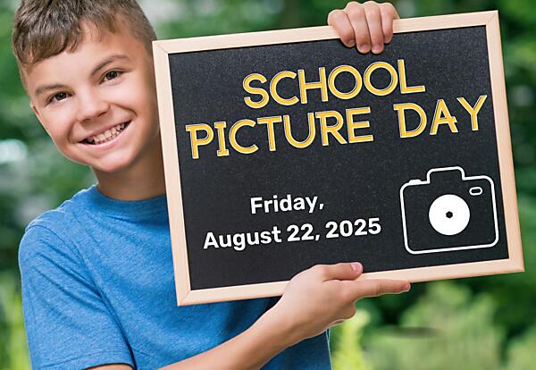 School Picture Day
Friday, August 22, 2025