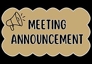Decorative Graphic - Meeting Announcement