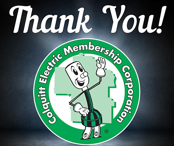 Decorative Graphic - Thank You Colquitt EMC