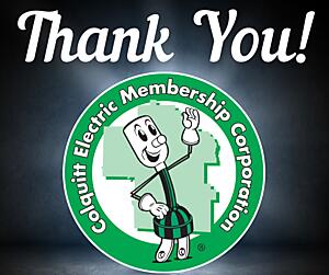 Decorative Graphic - Thank You Colquitt EMC