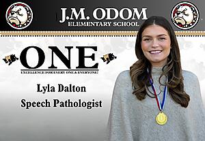 ONE Medal Decorative Flyer for Lyla Dalton