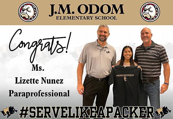 SERVE Like A Packer Decorative Flyer for Lizette Nunez