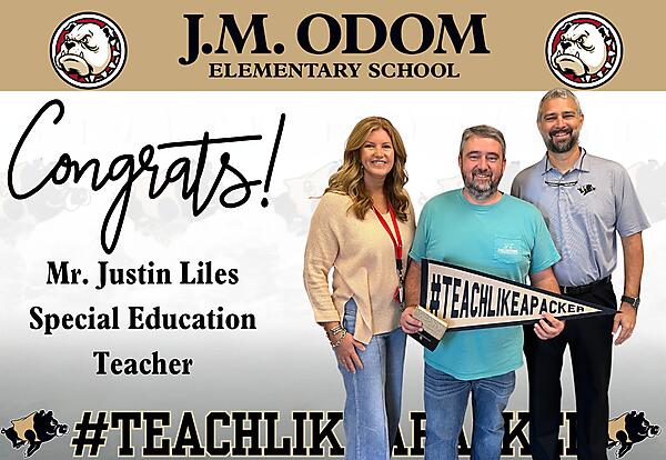 TEACH Like A Packer Decorative Flyer for Justin Liles