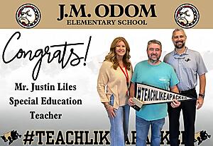 TEACH Like A Packer Decorative Flyer for Justin Liles