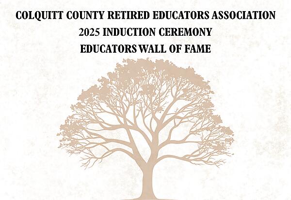 Colquitt County Retired Educators Association - 2025 Induction Ceremony Educators Wall of Fame
