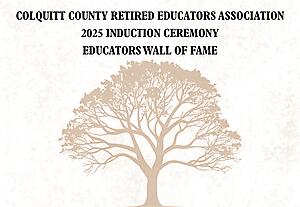Colquitt County Retired Educators Association - 2025 Induction Ceremony Educators Wall of Fame