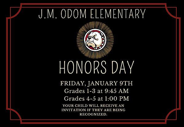 Honors Day Decorative Flyer