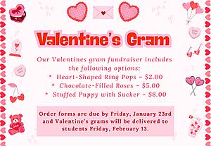 Valentines gram graphic