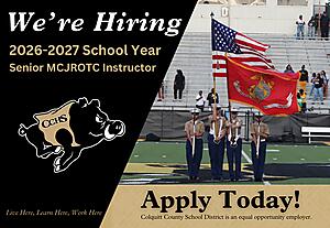 We're hiring - ROTC Instructor