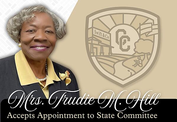 Mrs. Trudie M. Hill accepts appointments to state committee