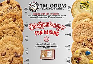 Cookie Dough Fundraiser Decorative Flyer