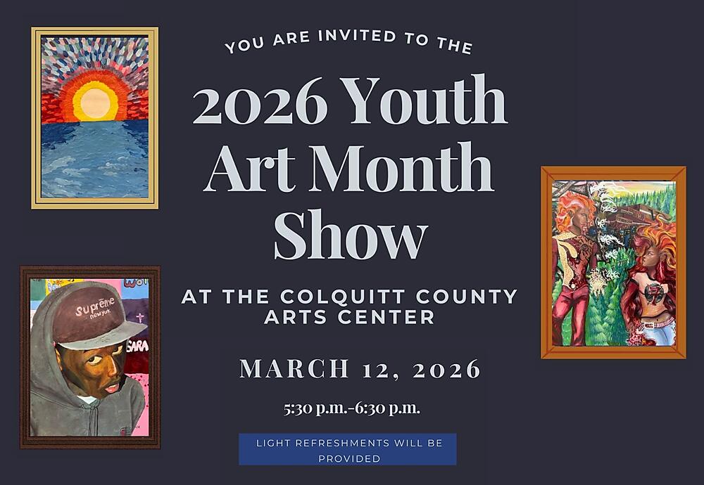 2026 Youth Art Month Show on March 12th | Colquitt County High School