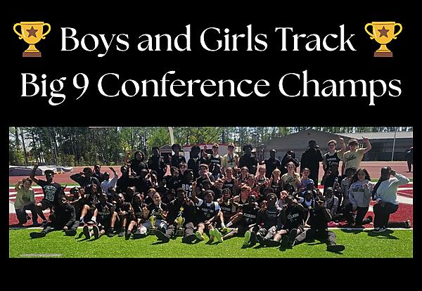 photo of track team
boys and girls track big 9 conference champs