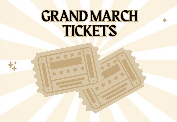 Grand March Tickets on sale March 24, 2026.