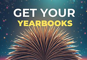 flyer with yearbooks