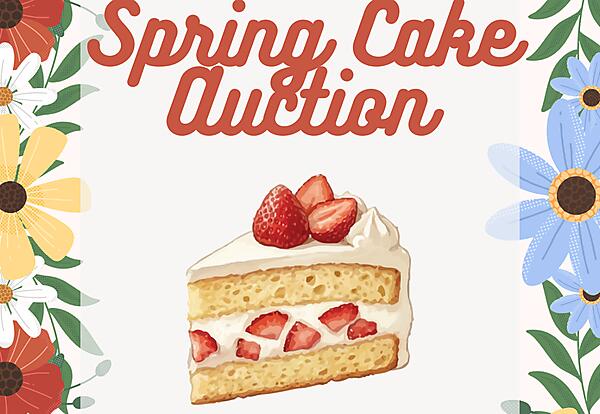 flyer for cake auction