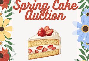 flyer for cake auction