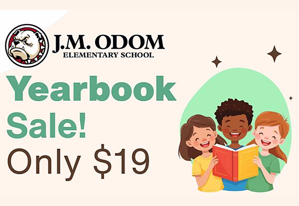 Yearbook Sale decorative flyer price of yearbook is only $19