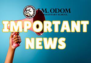 Decorative important news image