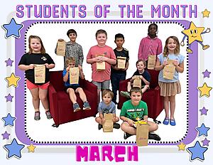 image of students of the month