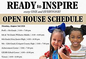 Open House Schedule
