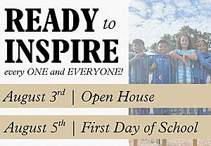 Decorative Graphic - Open House + First Day
