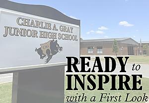 Ready to Inspire with a First Look Decorative Graphic
