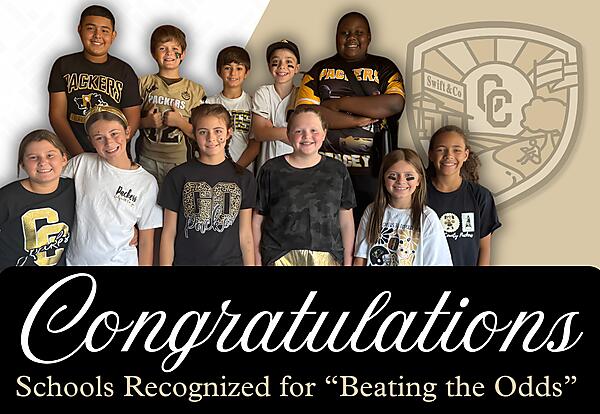 Congratulations - schools recognized for beating the odds