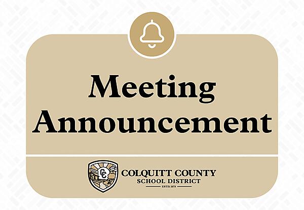 Meeting Announcement