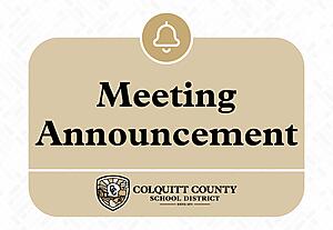 Meeting Announcement