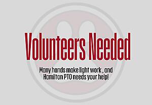 flyer with volunteers needed text