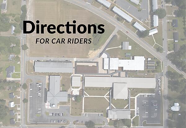 Directions for Car Riders graphic 