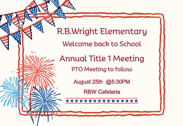 Annual Title 1 Meeting