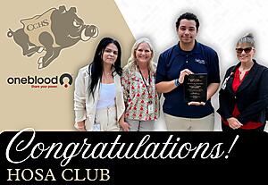 Congratulations HOSA Club