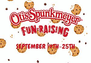 Decorative image for Otis Spunkmeyer cookie dough fundraiser September 14-25