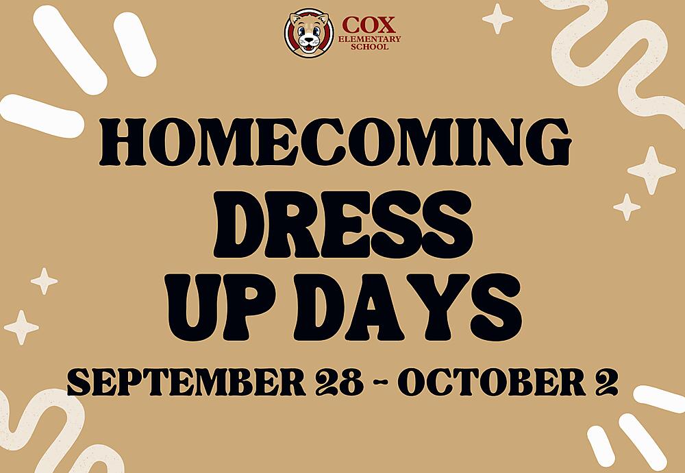 Homecoming Week Dress up Days