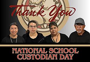 Decorative image to say thank to Mr. Willie, Ms. Erika, Ms. Elva, and Ms. Emilia for National Custodians' Day!