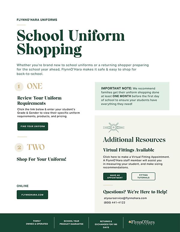 uniform shopping