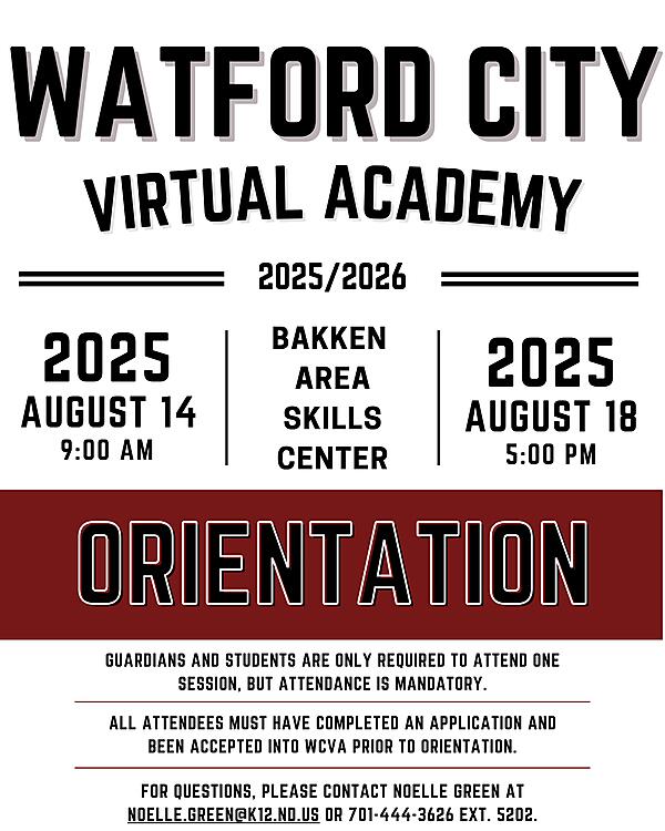 WCVA Orientation Flyer