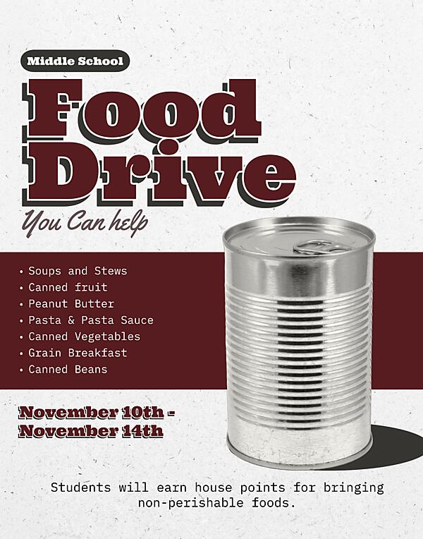 Food Drive Flyer