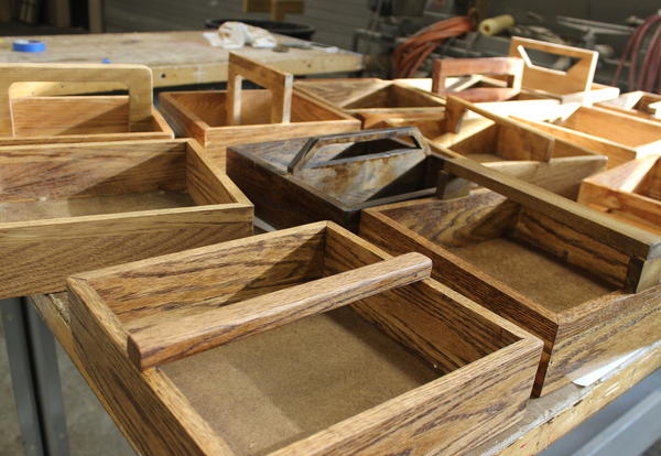 Custom-made boxes with different handles