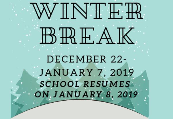 Winter Break Dates