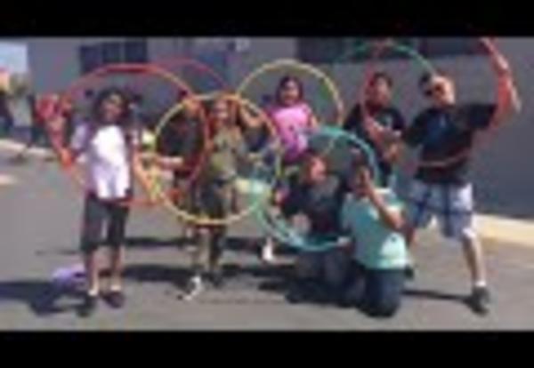 Students on the playground