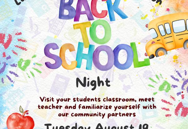 Back to school Night  // Noche de Regreso de Escuela
