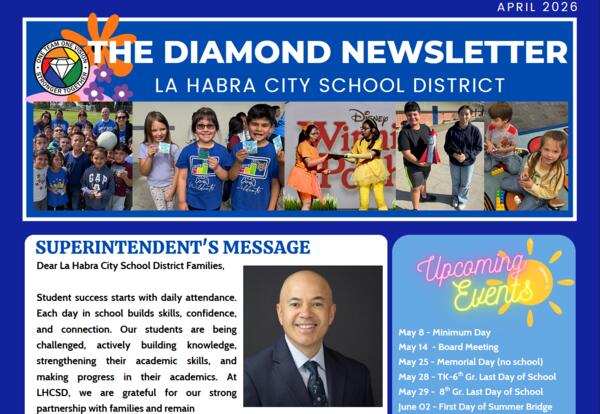 The April Diamond Newsletter is here!