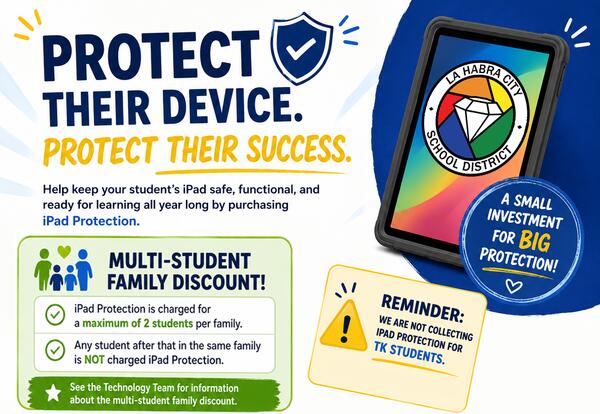 Protect Your Student’s iPad: iPad Protection Reminder