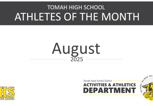 August 2025 Tomah High School Athletes of the Month