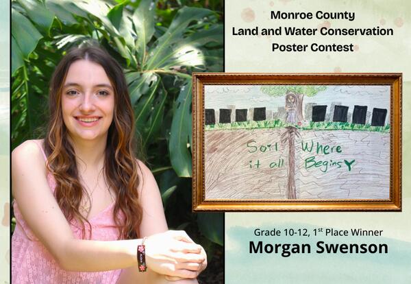 THS student earns 1st Place at Monroe Country Land and Water Conservation Poster Contest
