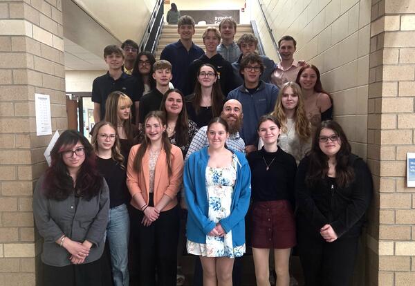 Forensics Team Shines at District Competition!